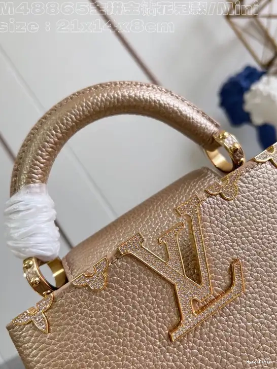 VUITTON CAPUCINES MINI-21*14*8CM LOUIS 0618